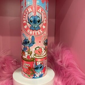Stitch Angel Valentine’s Tumbler